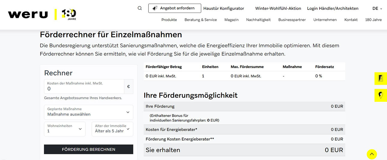 Fördertoll von WERU