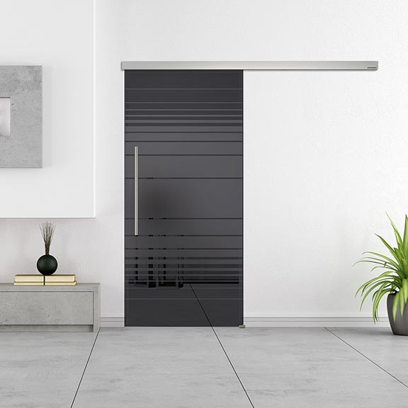Grey Tvin Glastür | Bildquelle: licht & harmonie Glastüren GmbH